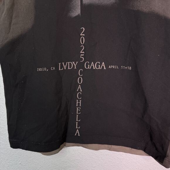Lady Gaga Coachella Shirt Small Mayhem In The Desert Merch Graphic Tee Tshirt - Picture 5 of 12